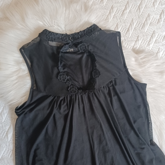 {Altar'd State} Black Lace-Trimmed Dress - Picture 4 of 5